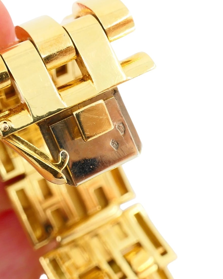 Cartier Walking Panthere Bracelet Diamond Gold Bracelet - 12