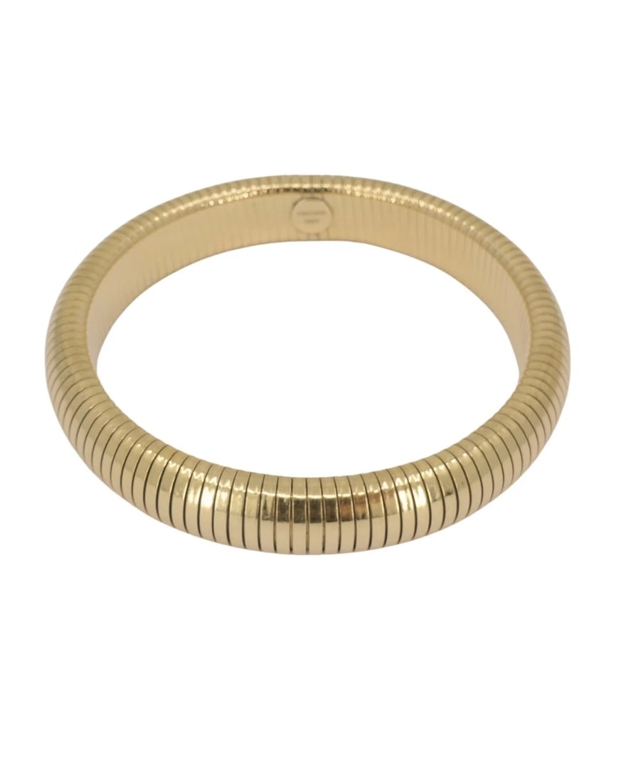 Forstner 14k Gold Bracelet Tubogas Style - 4