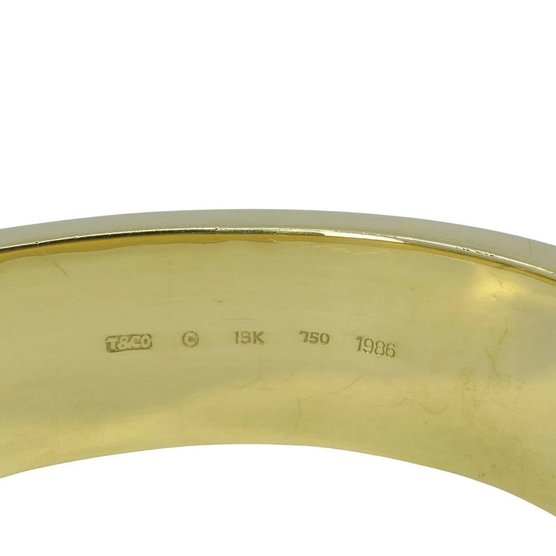 Angela Cummings Tiffany & Co. 1986 18k Gold Onyx Mother of Pearl Inlay Bracelet - 4
