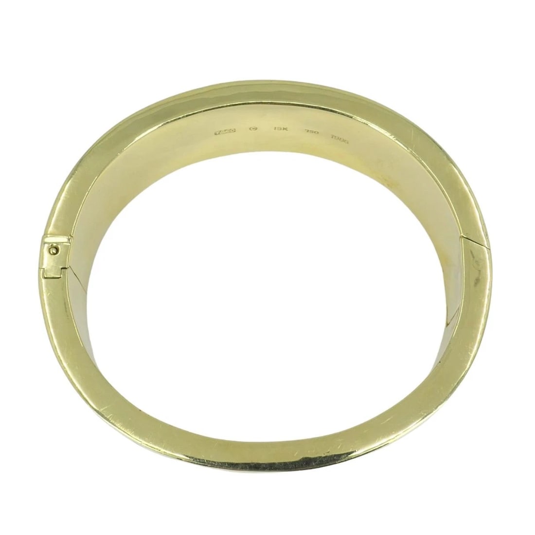 Angela Cummings Tiffany & Co. 1986 18k Gold Onyx Mother of Pearl Inlay Bracelet - 6