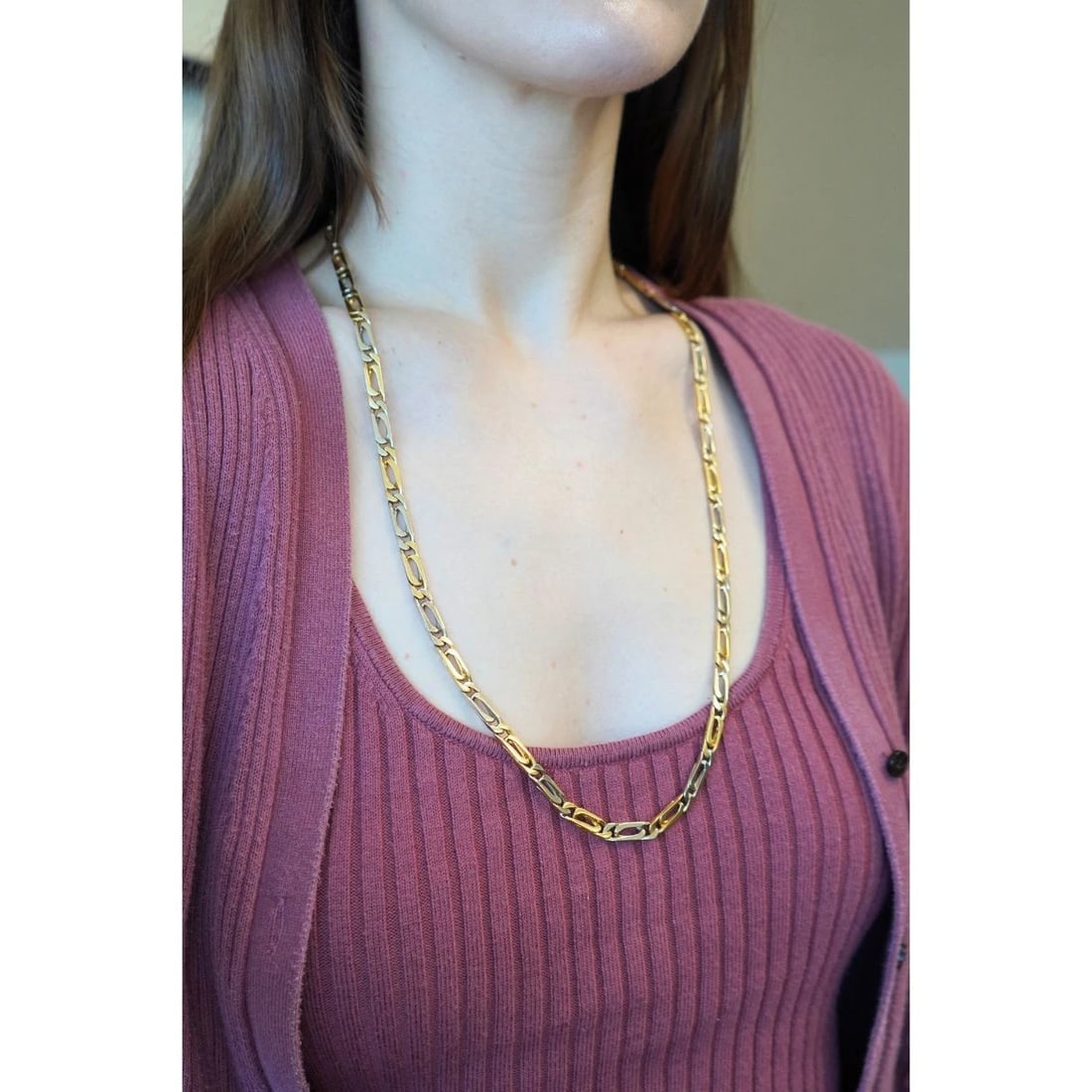 Vintage Van Cleef & Arpels 18k Two-tone Gold Convertible Necklace & Bracelet - 2