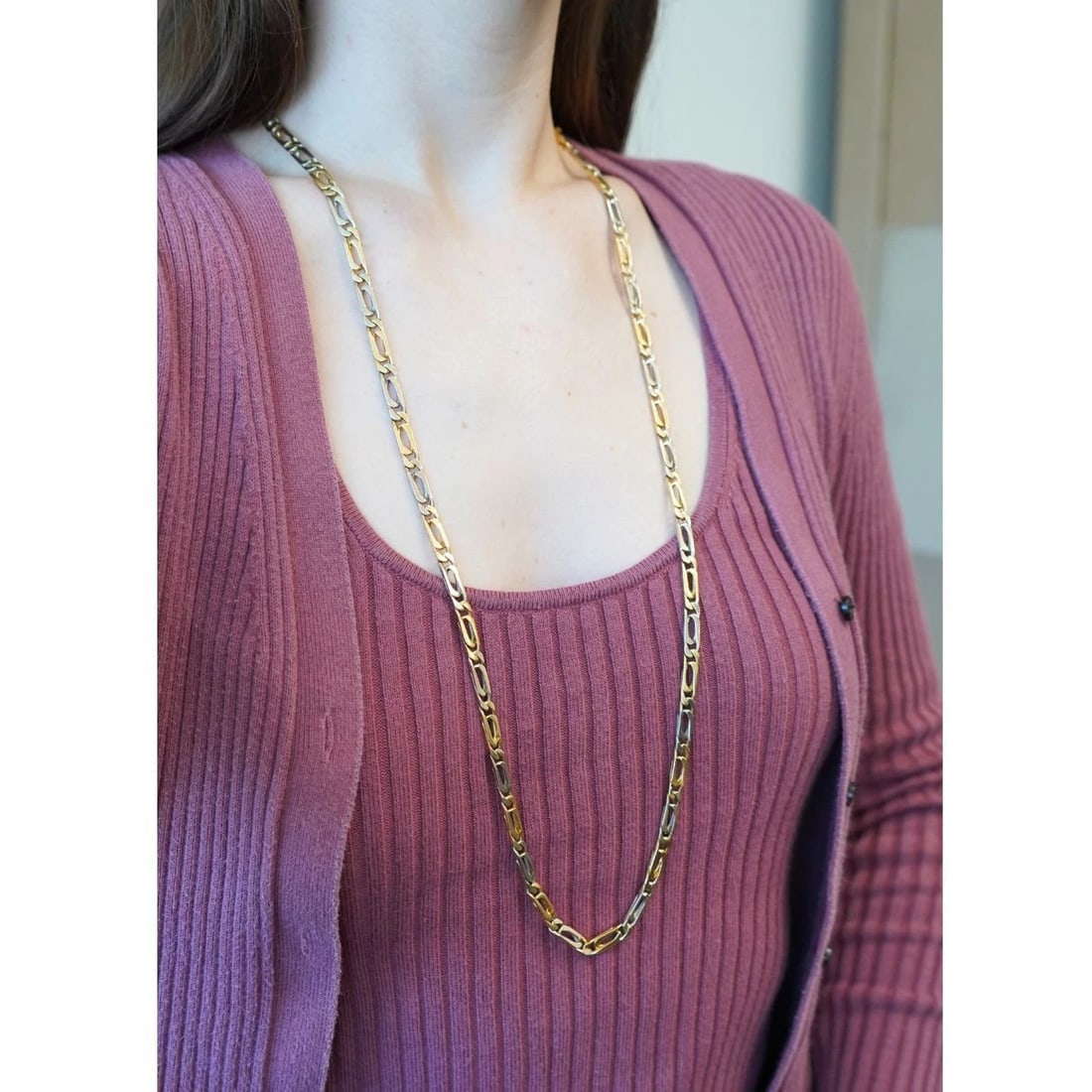 Vintage Van Cleef & Arpels 18k Two-tone Gold Convertible Necklace & Bracelet - 4