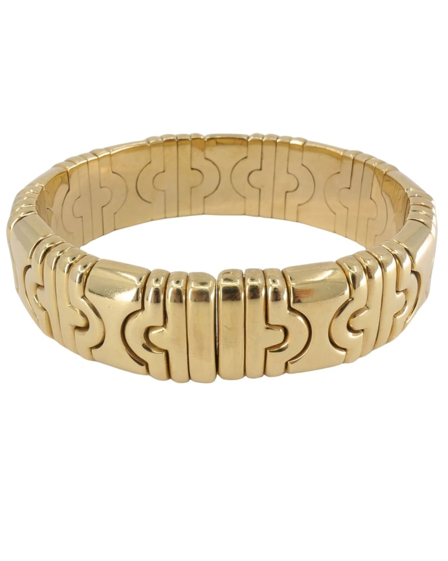Bvlgari 18k Bulgari Cuff Parentesi Bracelet Size Small - 3