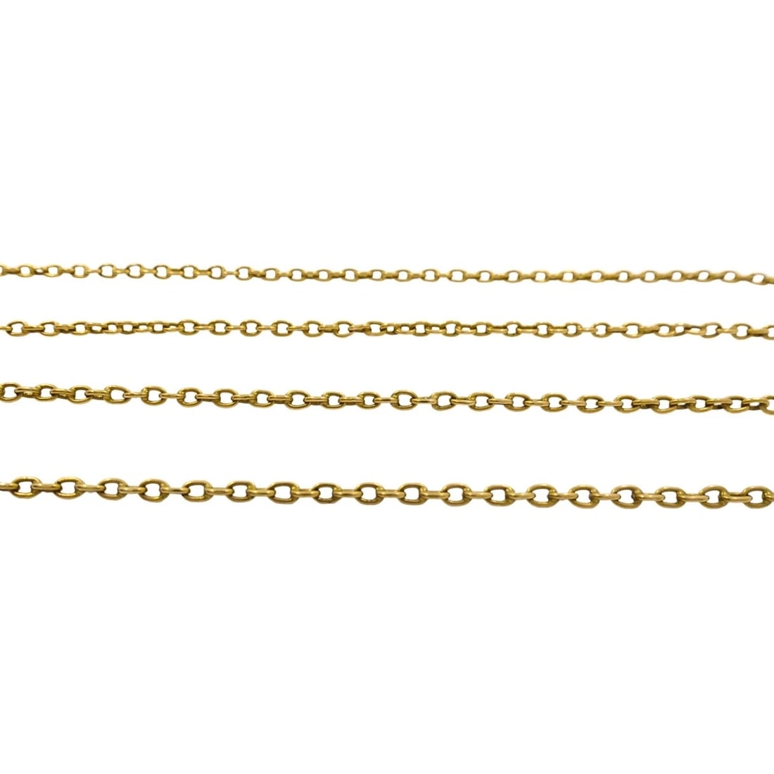 Platinum Diamond Filigree Pendant 14k Gold Chain Necklace - 8