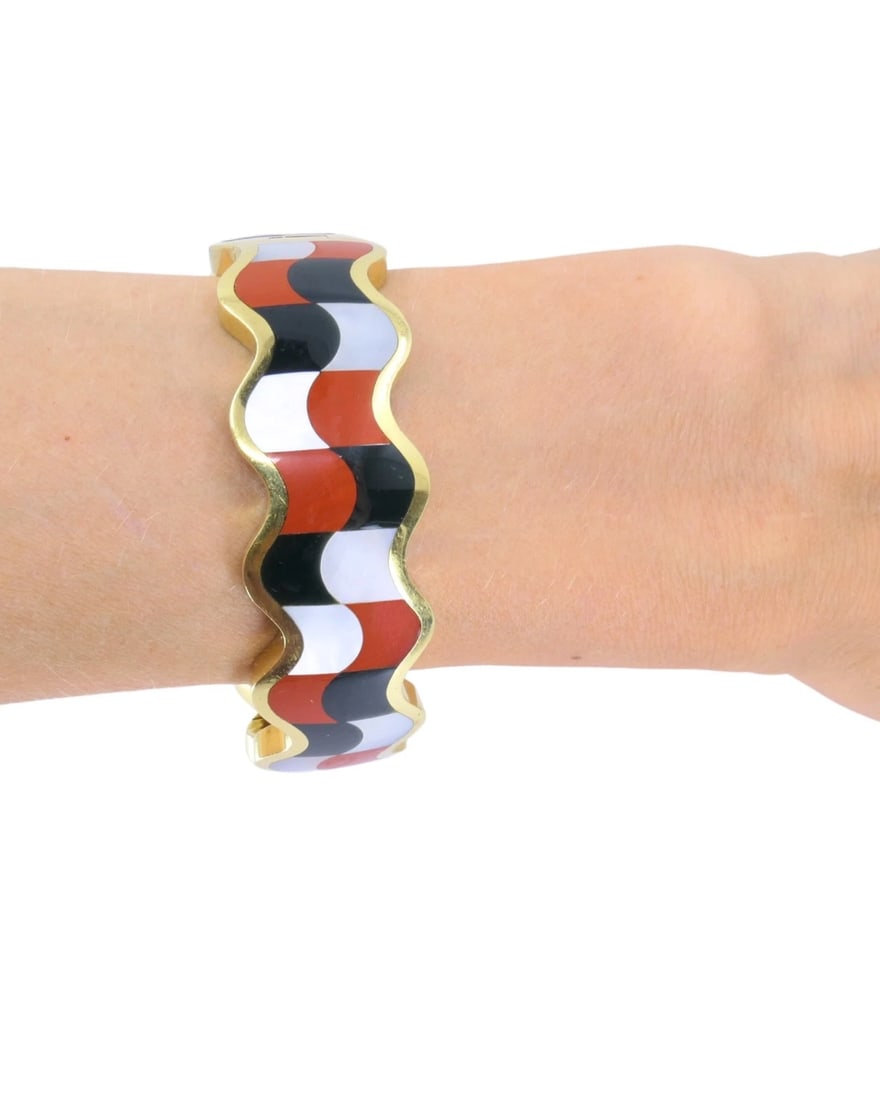 Angela Cummings for Tiffany & Co. Geometric Cuff 18k Gold Bracelet - 2