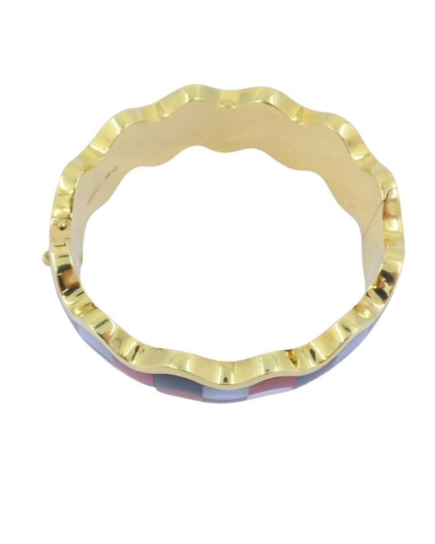 Angela Cummings for Tiffany & Co. Geometric Cuff 18k Gold Bracelet - 7