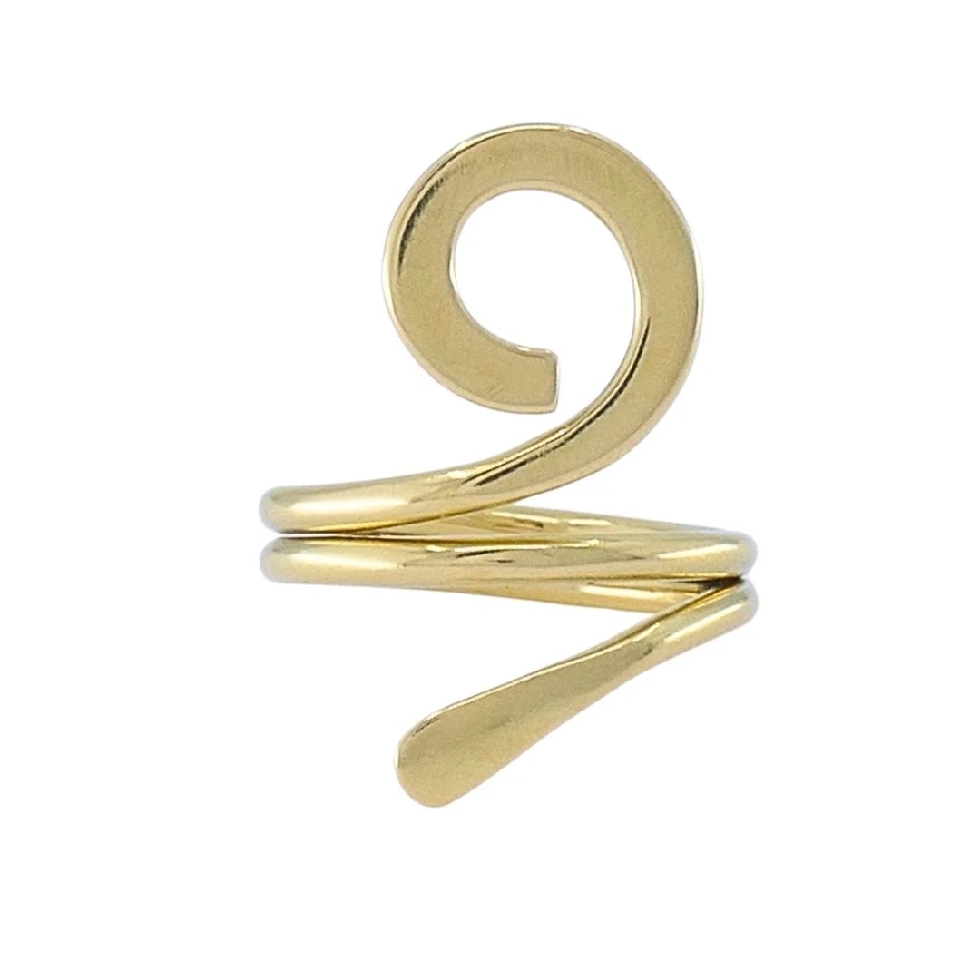 Cartier Dinh Van 18k Yellow Gold Vintage Ankh Ring - 6