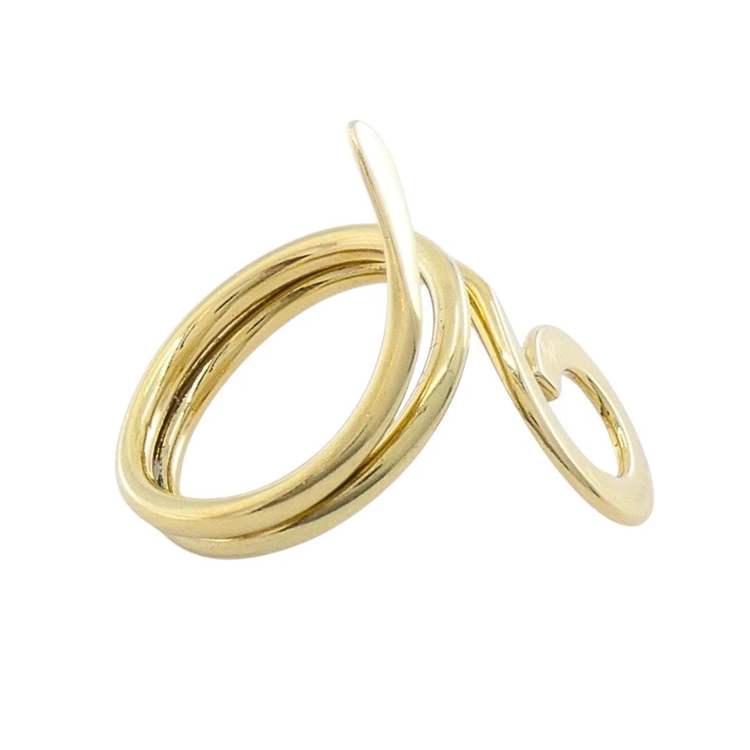 Cartier Dinh Van 18k Yellow Gold Vintage Ankh Ring - 7