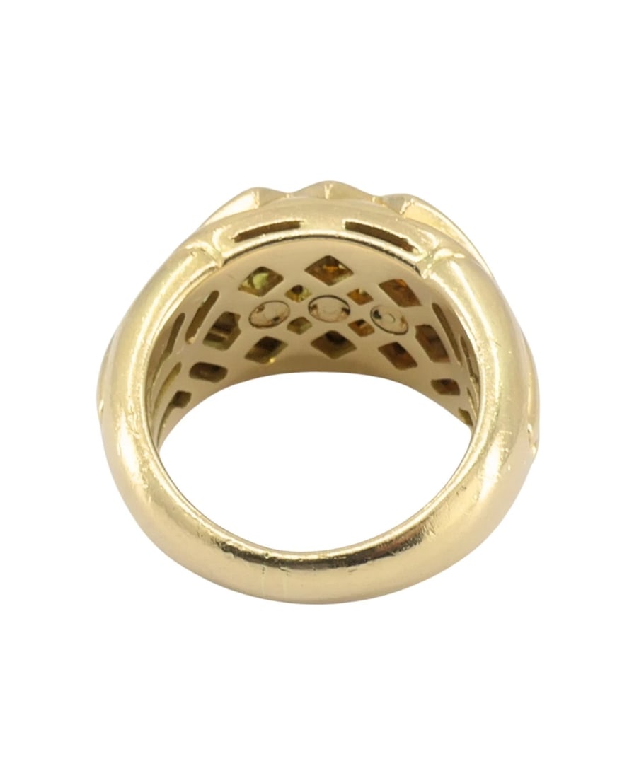 Bvlgari Bulgari Gemstone 18k Gold Cocktail Ring - 6