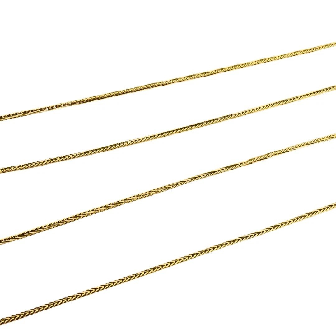 14k Gold Diamond Starburst Pendant Chain Necklace - 7