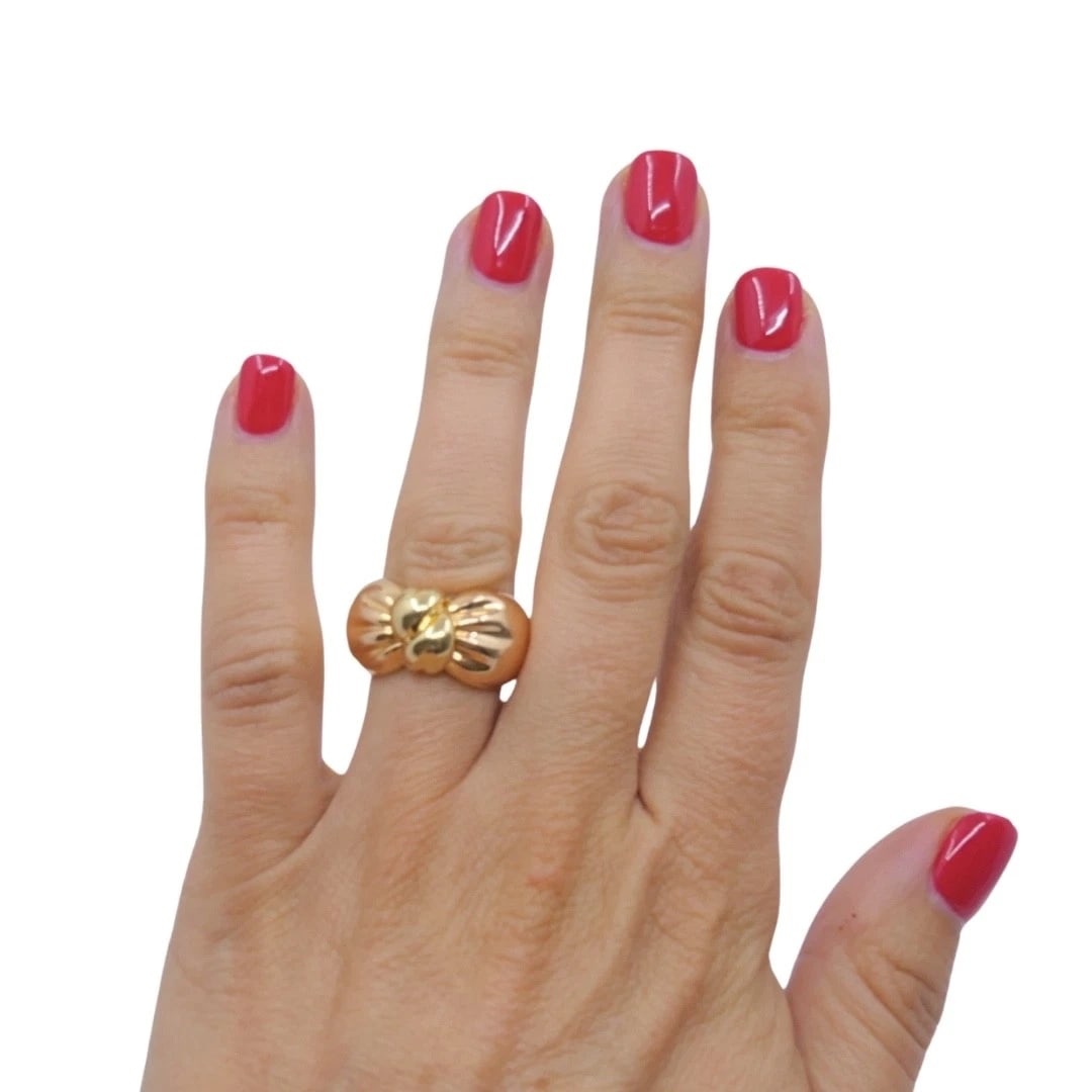 Van Cleef & Arpels 18k Two-Tone Gold Knot Ring - 2