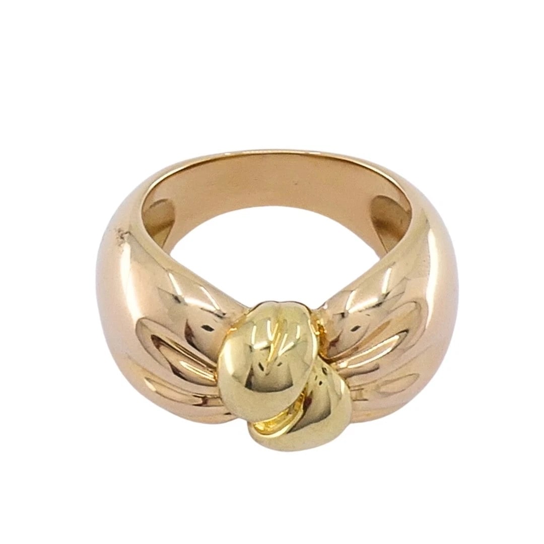 Van Cleef & Arpels 18k Two-Tone Gold Knot Ring - 4