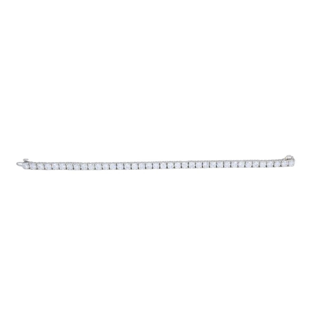 Vintage Cartier Platinum Diamond Tennis Bracelet - 4