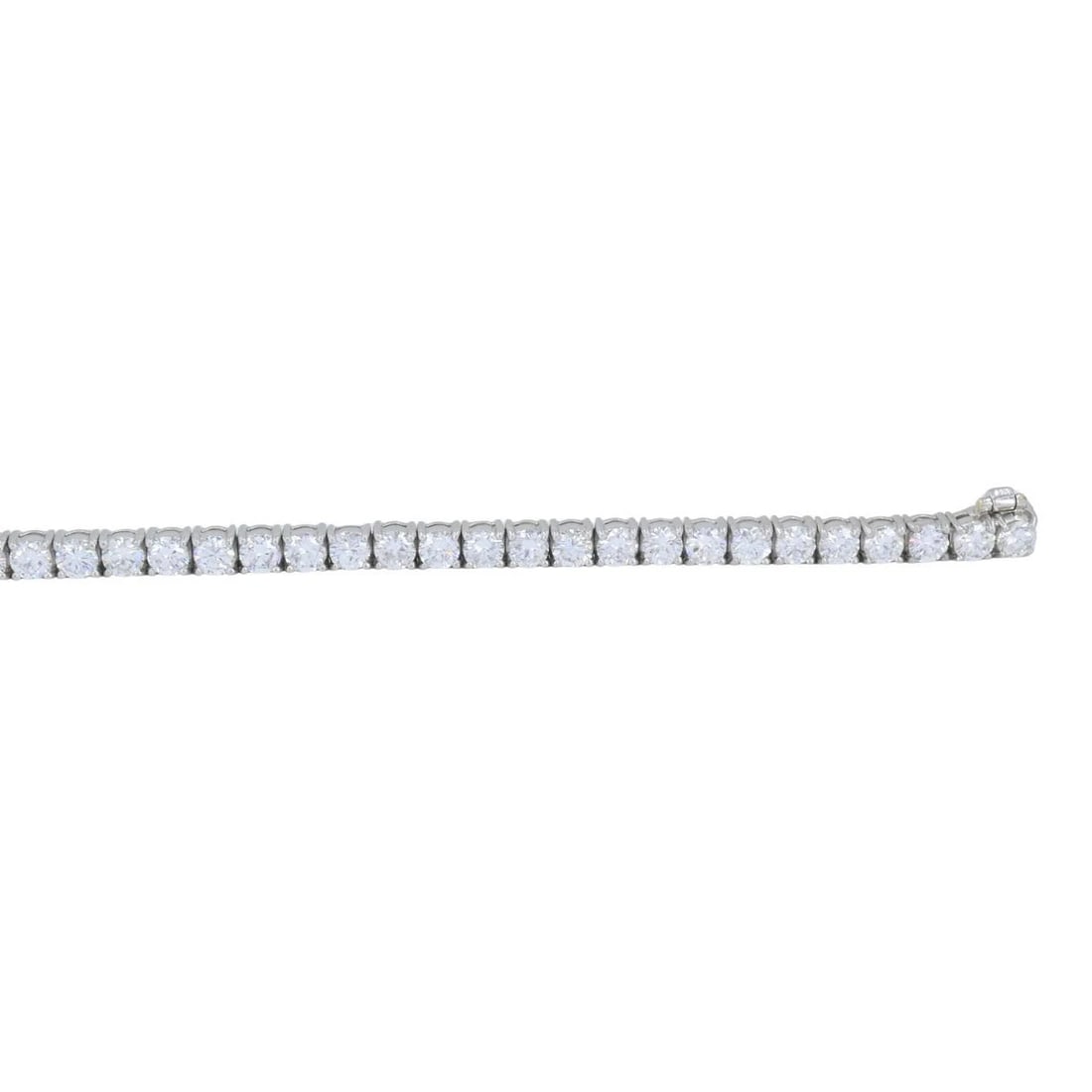 Vintage Cartier Platinum Diamond Tennis Bracelet - 6