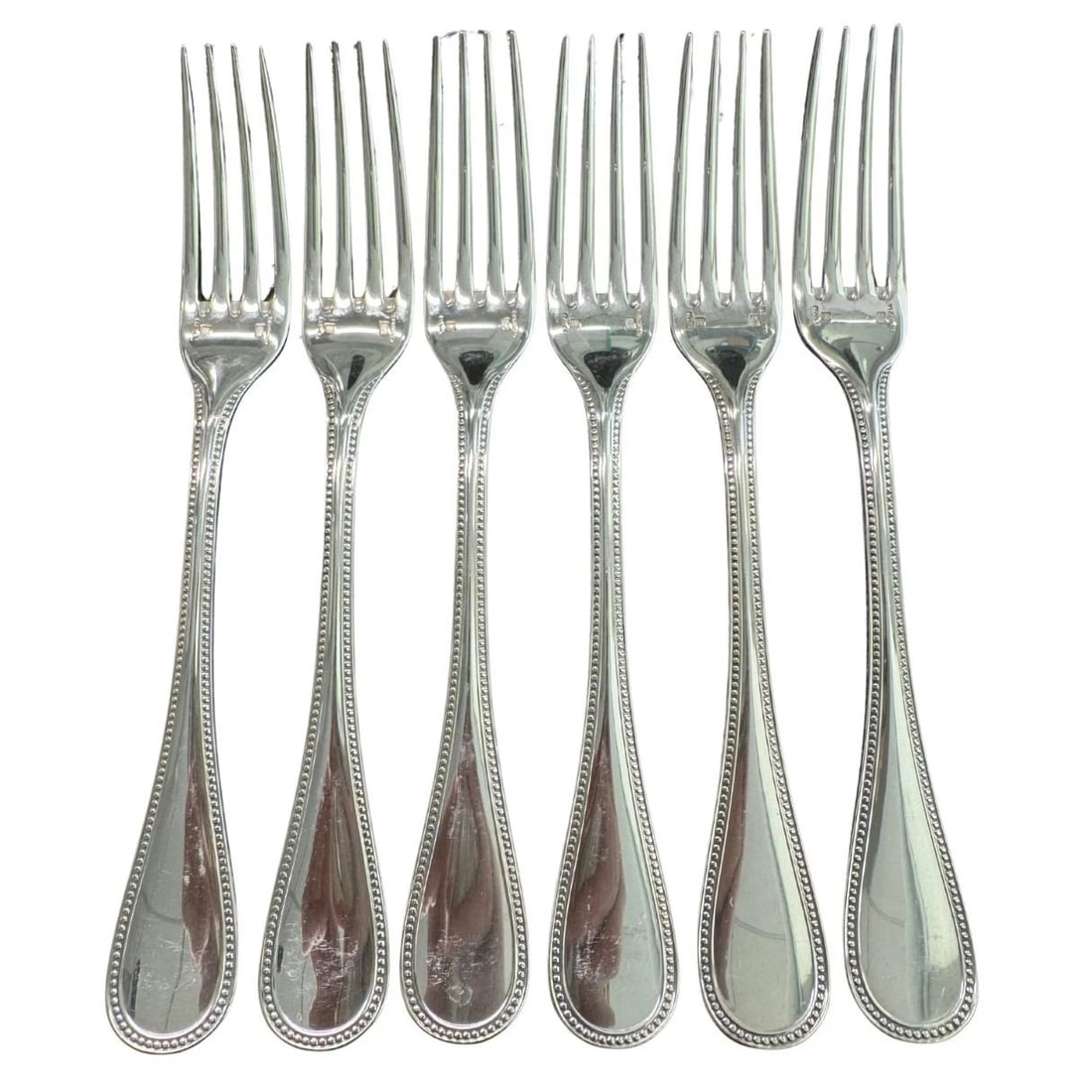 Vintage Christofle French Silver Plated 6 Piece Dinnerware Set - 8