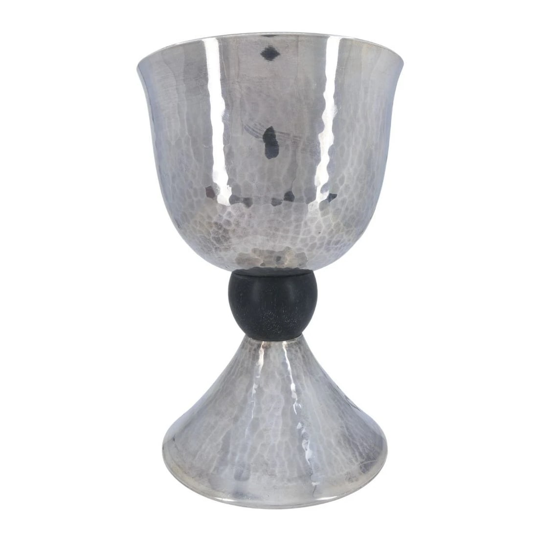 1920’s French Sterling Silver Large Challah Goblet Cup - 4