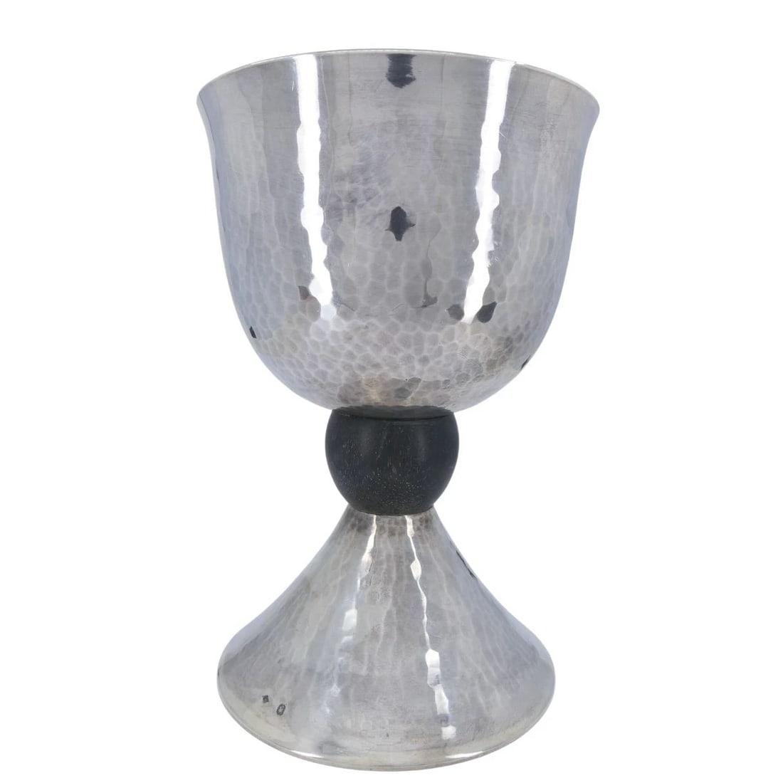 1920’s French Sterling Silver Large Challah Goblet Cup - 5