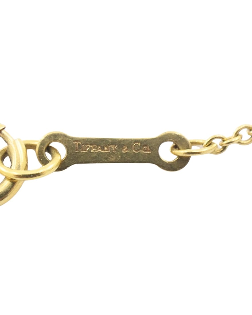 Tiffany & Co. Elsa Peretti Bean Necklace 18k Gold 18 mm - 7