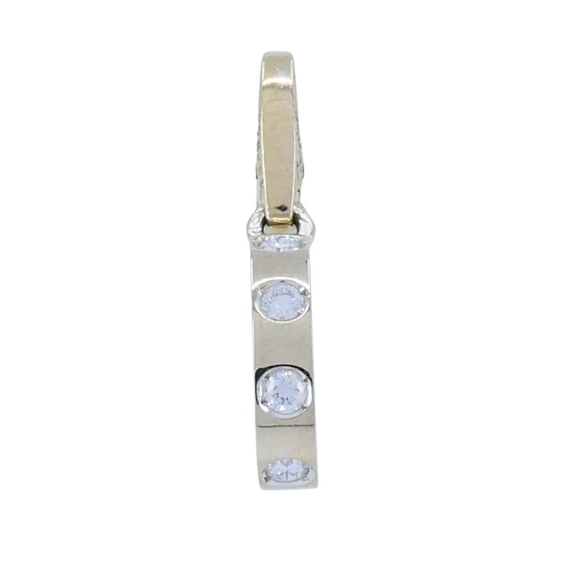 Cartier Diamond Love Pendant Charm In 18k White Gold - 3