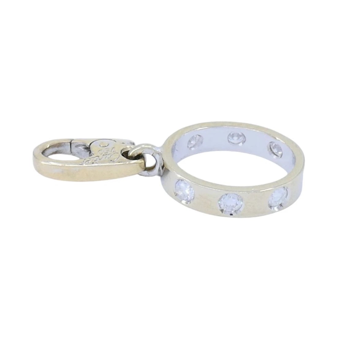 Cartier Diamond Love Pendant Charm In 18k White Gold - 8