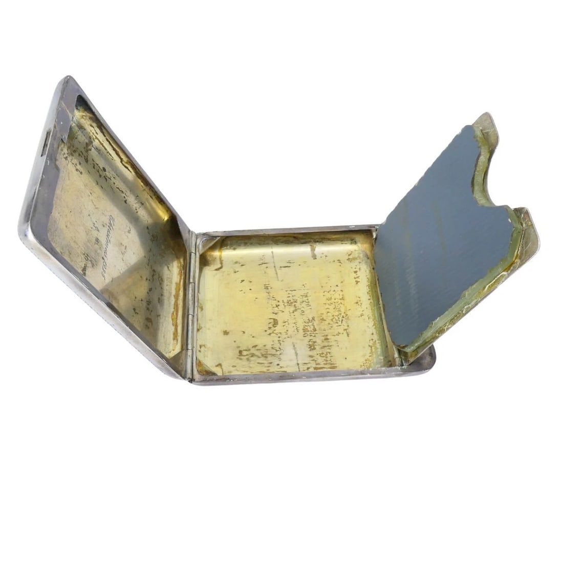 Vintage 1925 Tiffany & Co. Sterling Silver Mirror Compact - 7