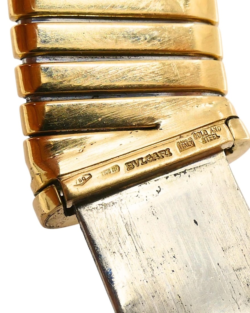 Bvlgari Bulgari Tubogas Necklace 18k Gold & Steel - 5