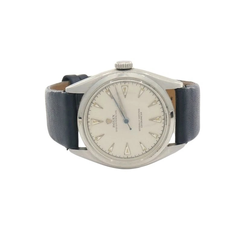 Vintage Rolex Oyster Perpetual 6084 Stainless Steel Wristwatch - 4