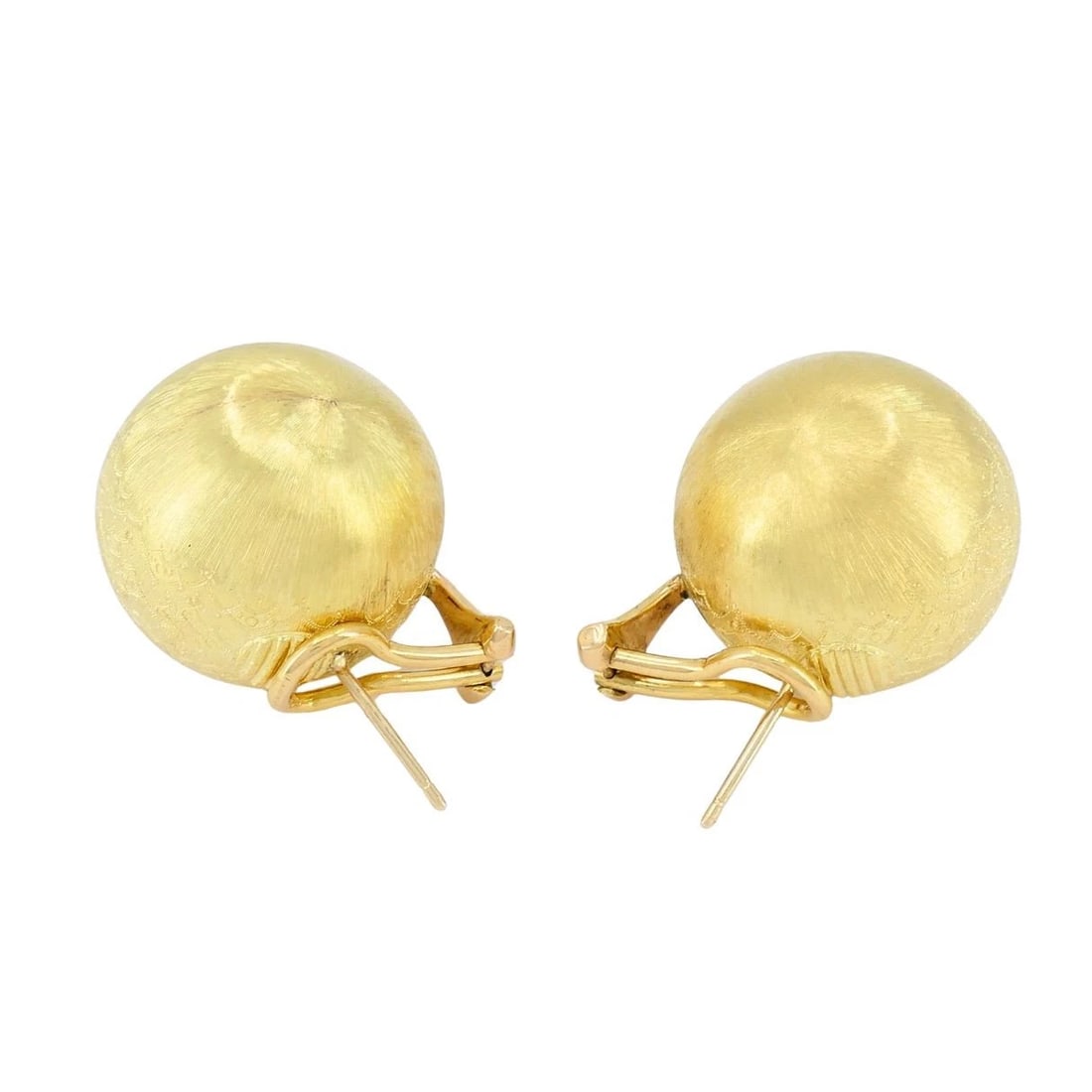 Vintage Buccellati 18k Gold Ball Earrings - 7