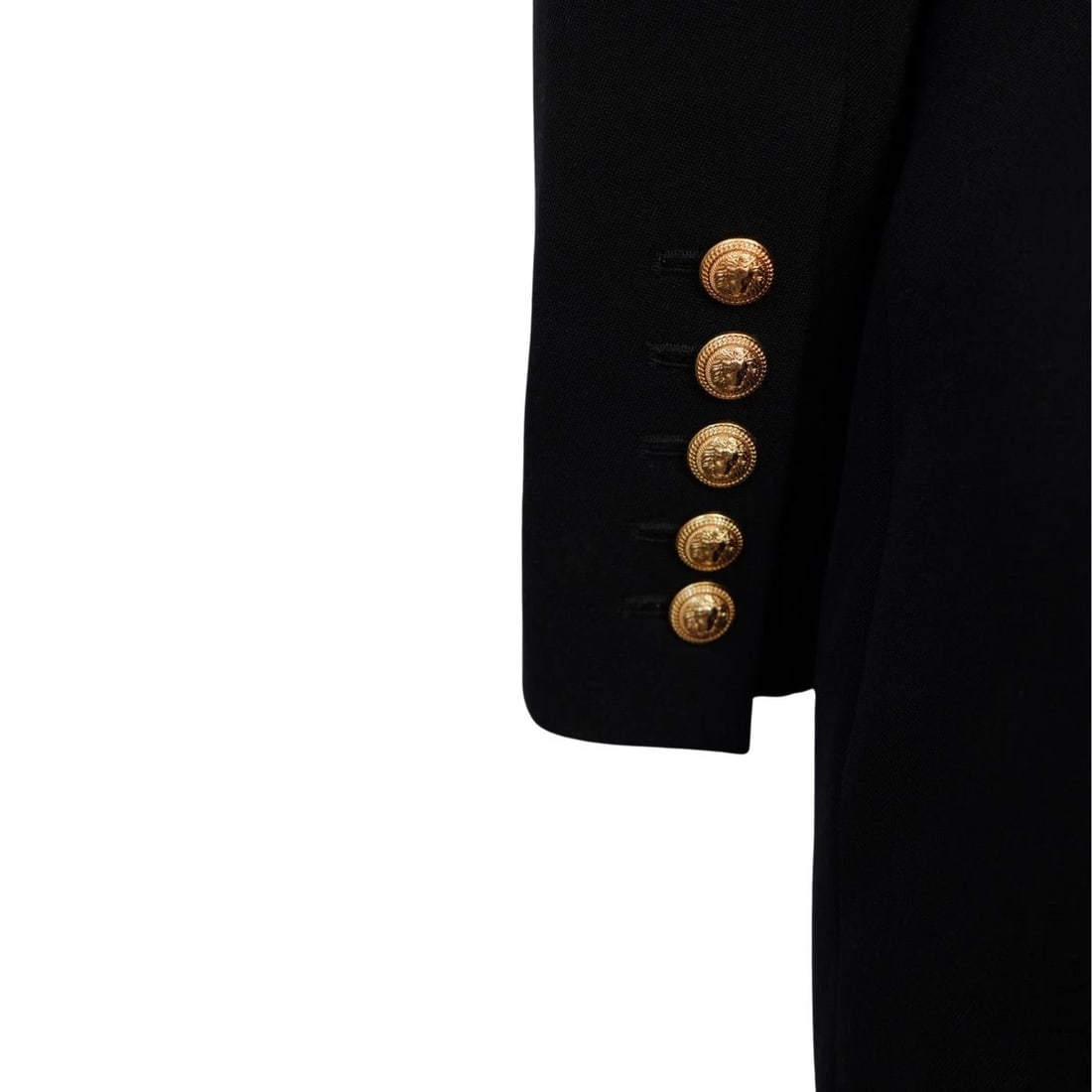 Balmain Black Wool Single Breasted Blazer Mini Dress - 7
