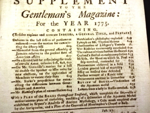 1775 Magazine Revolutionary War America - 2