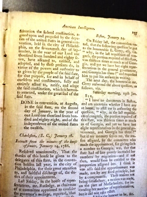 1788 American Museum Magazine Constitution - 4