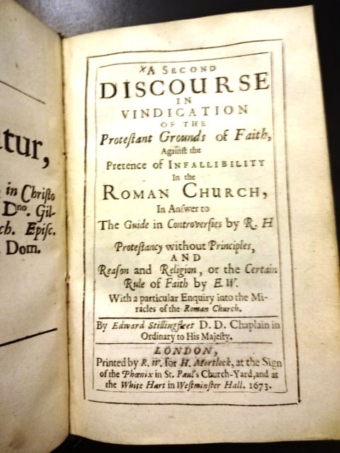 1673 Stillingfleet Treatises Idolatry Church of Rome - 2
