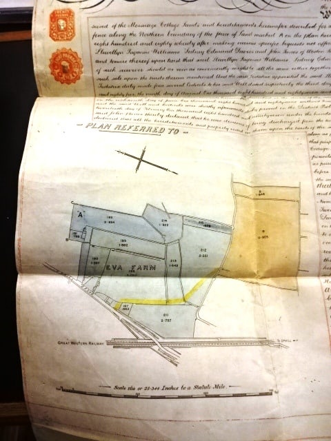 Large Handwritten Vellum Indenure with Survey Seals - 2
