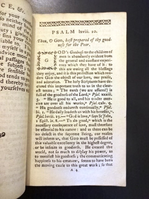 1776 Instructions for the Poor Shewing Gods Goodness - 2
