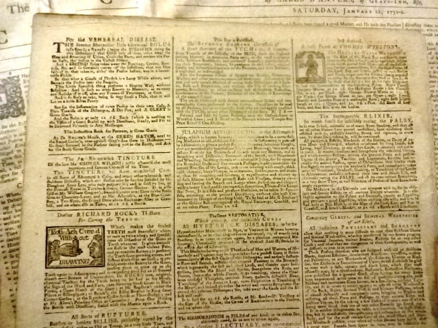 1732 English Newspaper Lot The Craftsman - 3