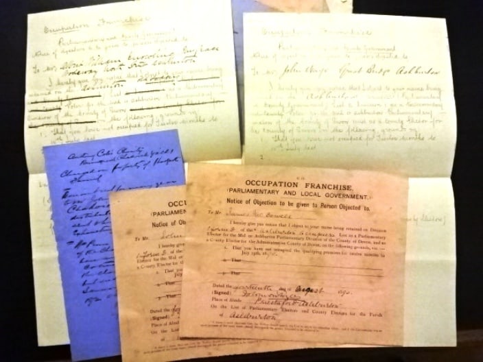 19th C English Legal Archive Postage Stamps - 2