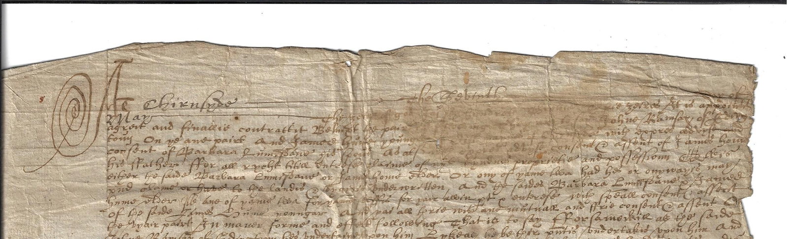 17th C Scottish Manuscript Legal Document - 2