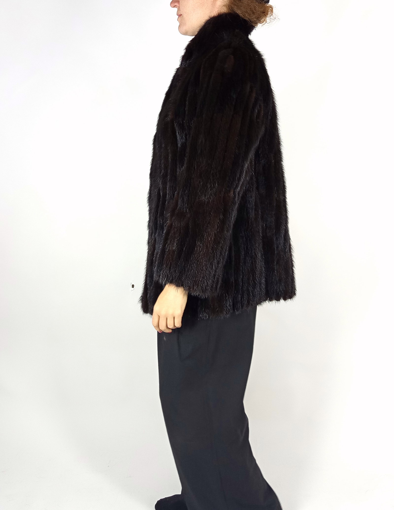 MAHOGANY MINK FUR JACKET EU: S ; US: 6 - 3