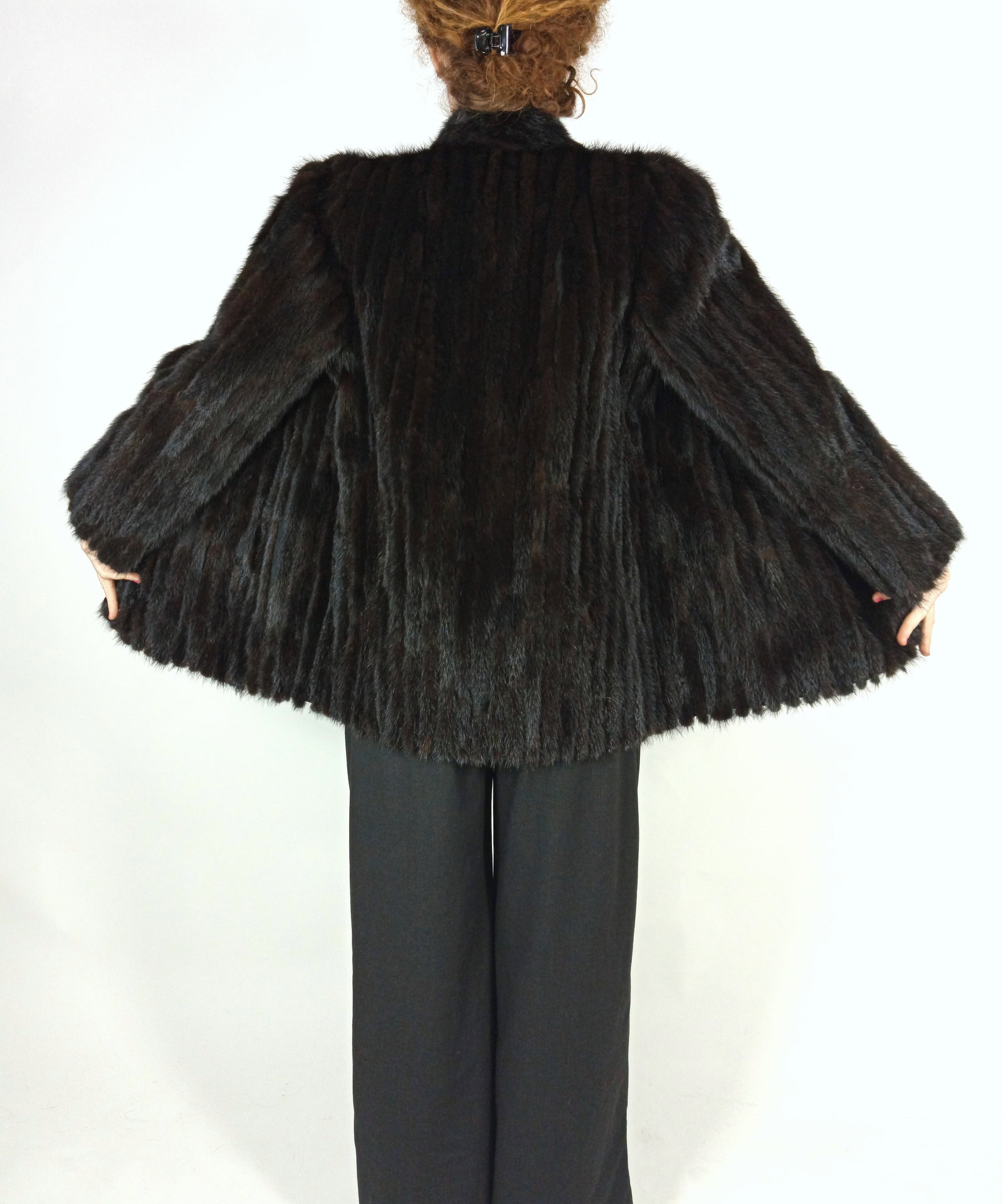 MAHOGANY MINK FUR JACKET EU: S ; US: 6 - 5