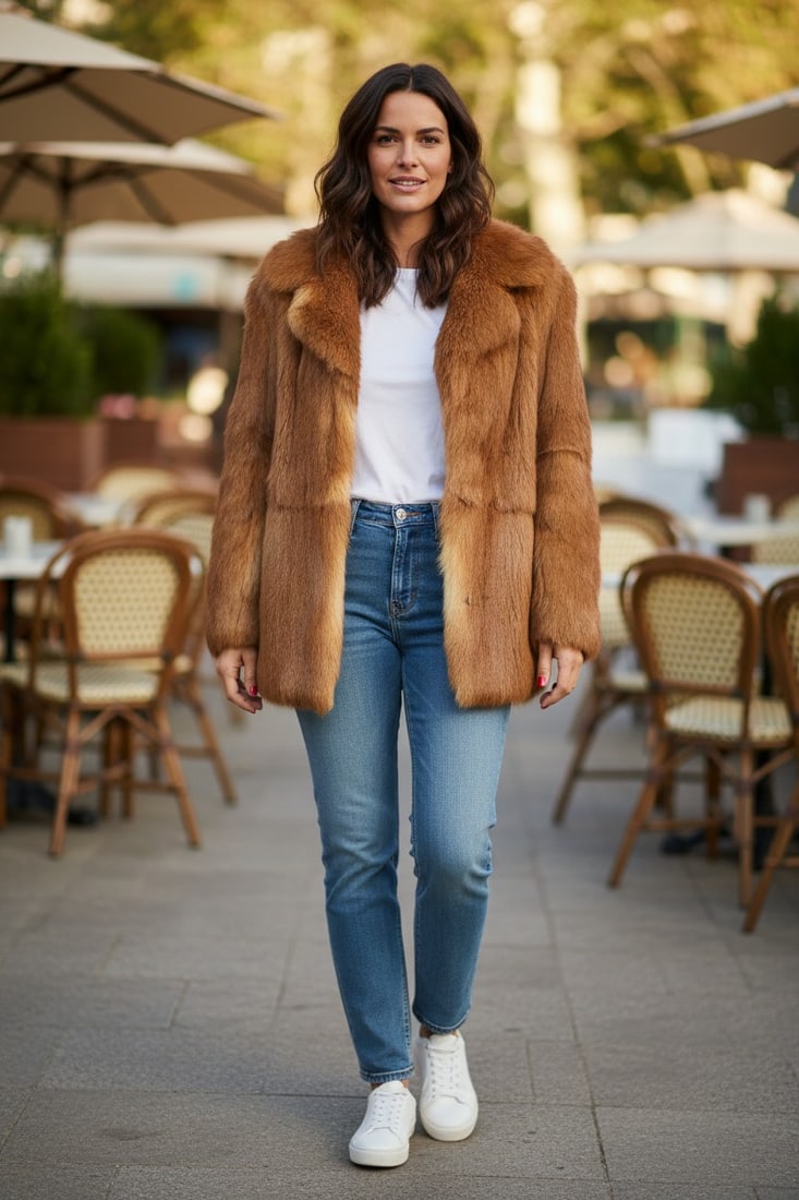 ORANGE LAPIN FUR JACKET EU: XS ; US: 2: Title: ORANGE LAPIN FUR JACKET EU: XS ; US: 2 Dimensions: Approximate size- EU: XS; US: 2 : Important details: Length: 70cm/27,56in -Shoulders width:445cm/175,2in -Sleeve Length:58cm/22,83in -Bust siz
