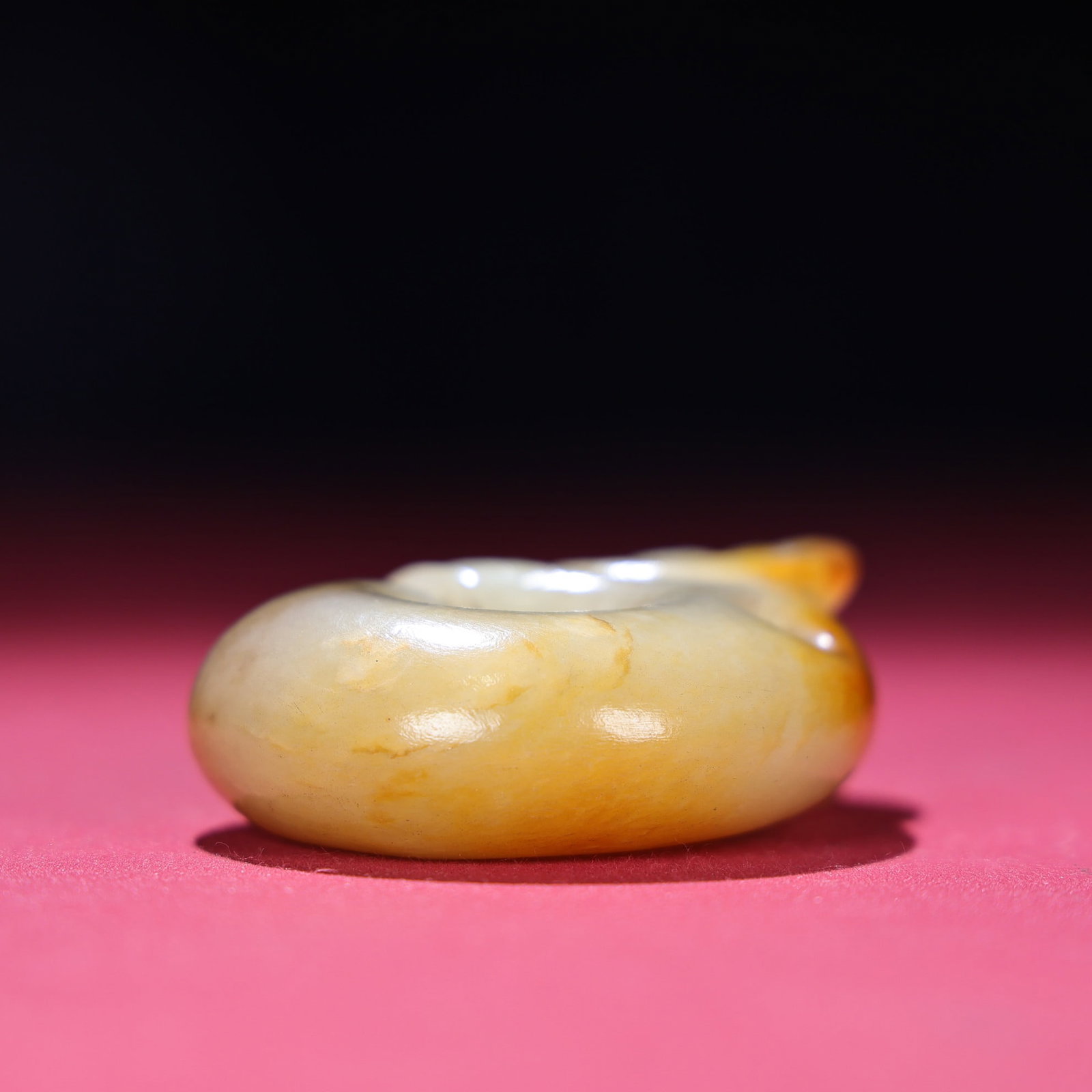Old Hetian Jade Dragon Pendant - 7