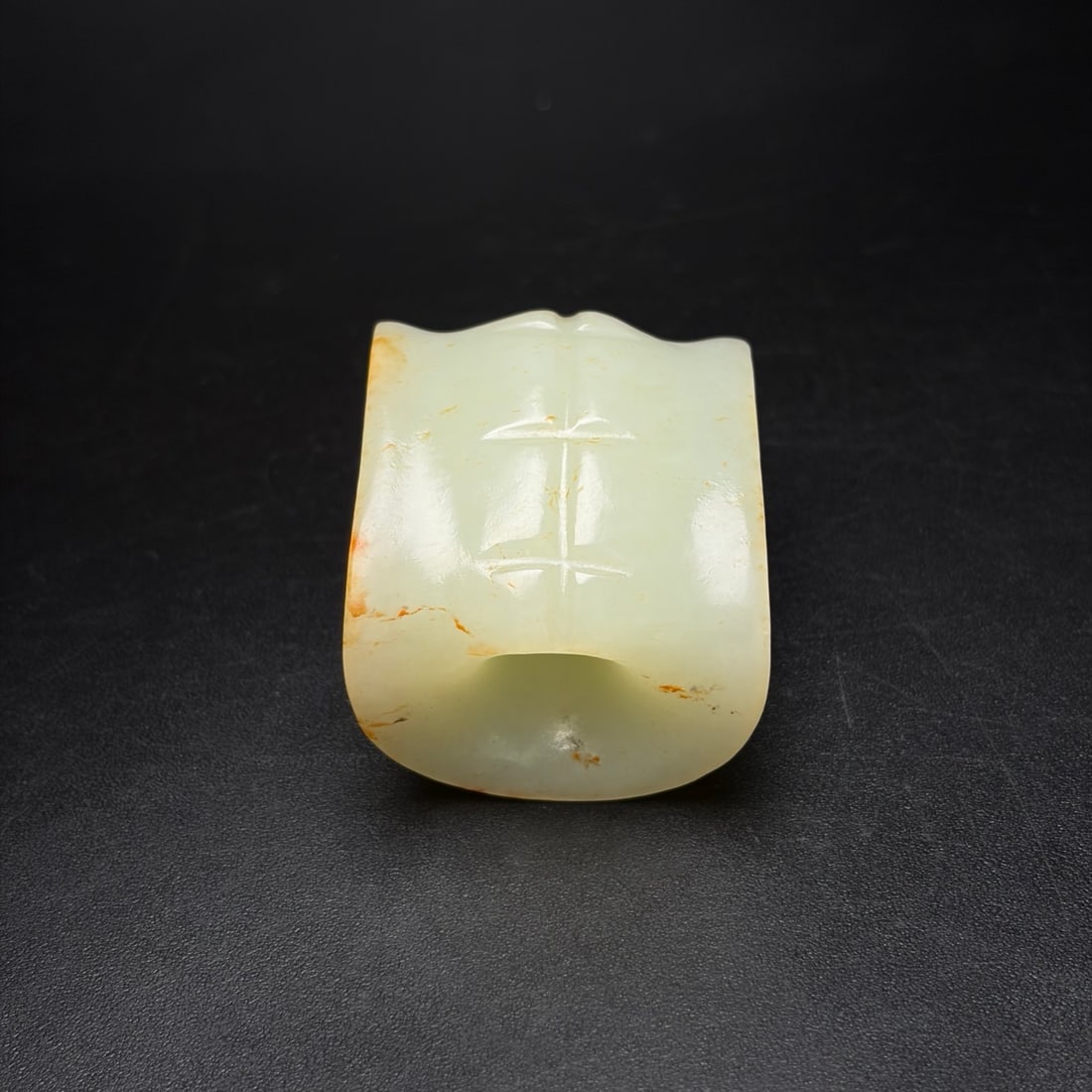 Natural Hetian Jade Turtle Shell Pendnat - 5