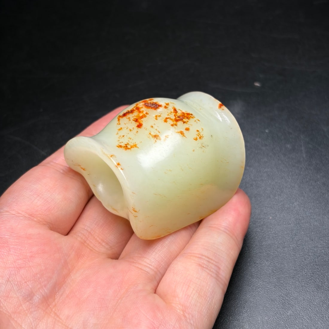 Natural Hetian Jade Turtle Shell Pendnat - 7