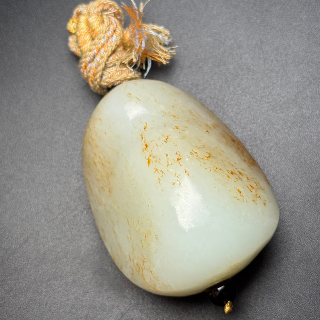 Natural Hetian Jade Original Stone Pendant - 4