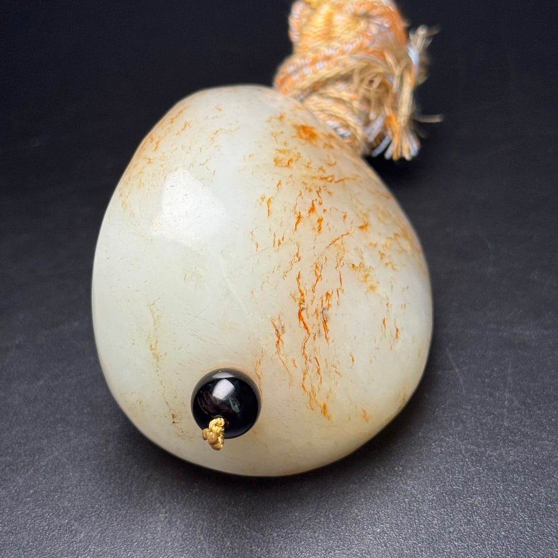 Natural Hetian Jade Original Stone Pendant - 8
