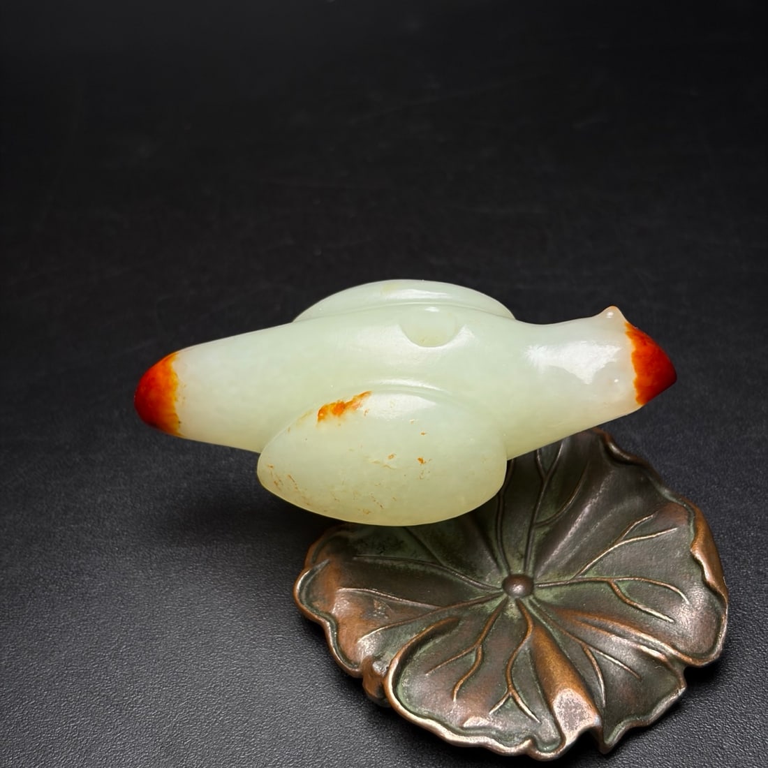 Natural Hetian Jade Bird Pendant - 2