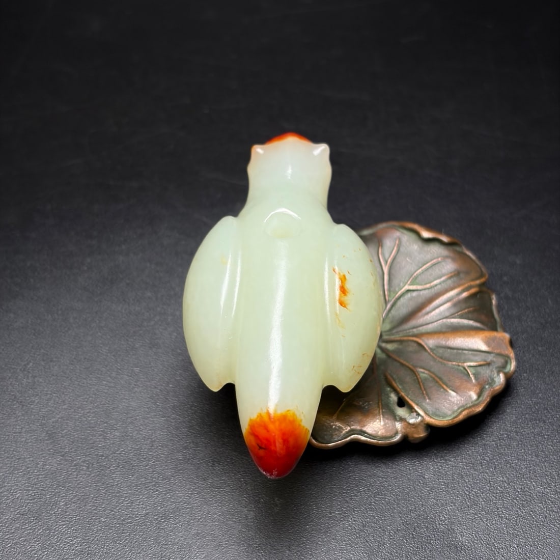 Natural Hetian Jade Bird Pendant - 4