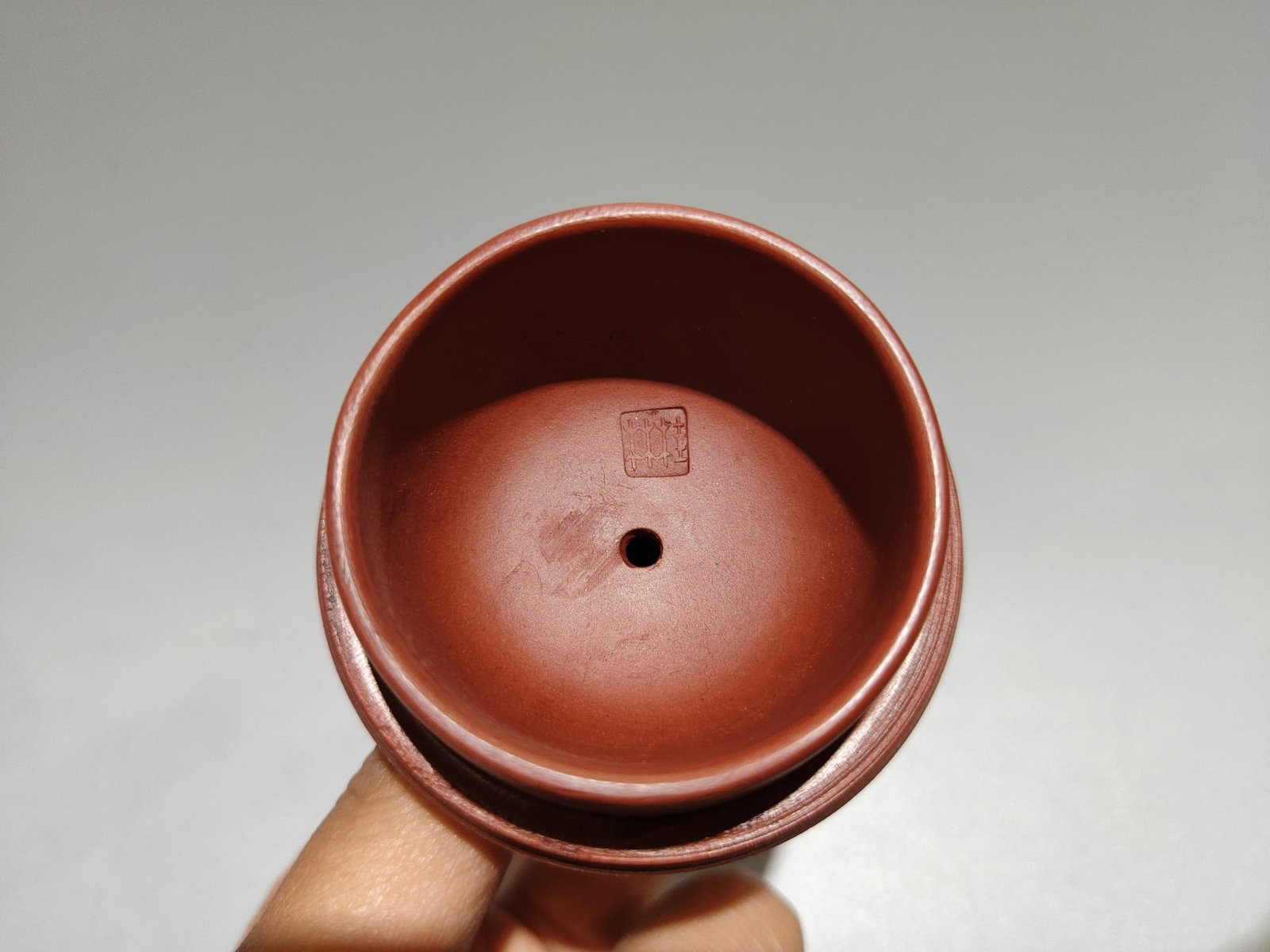 Chinese Yixing Zisha Clay Peach Teapot - 7