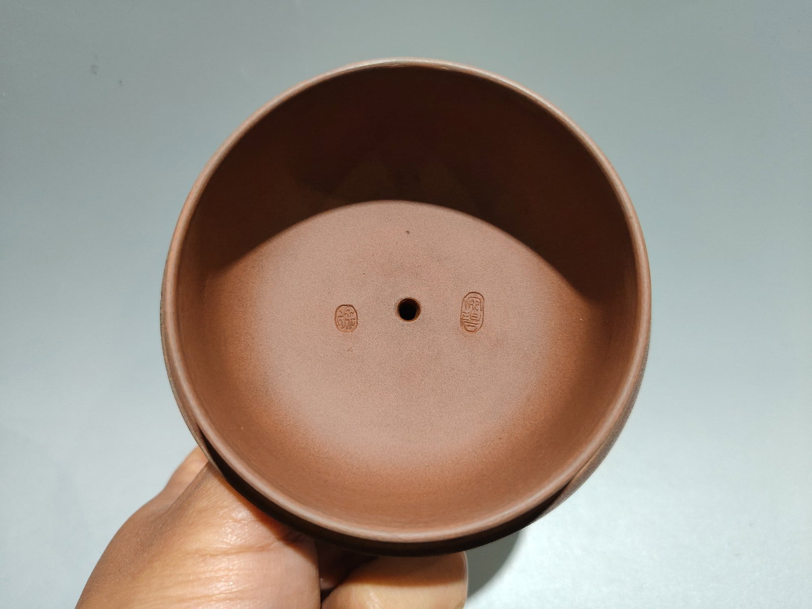 Chinese Yixing Zisha Clay Teapot w Artist Signed - 7