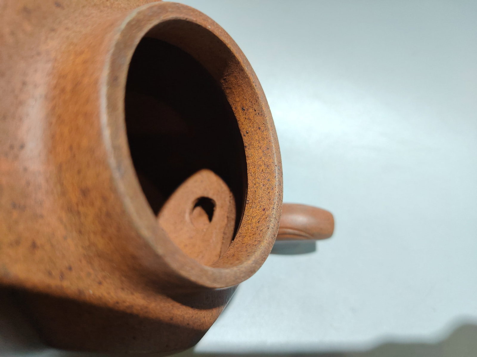 Chinese Yixing Zisha Clay Flower Bird Teapot - 8